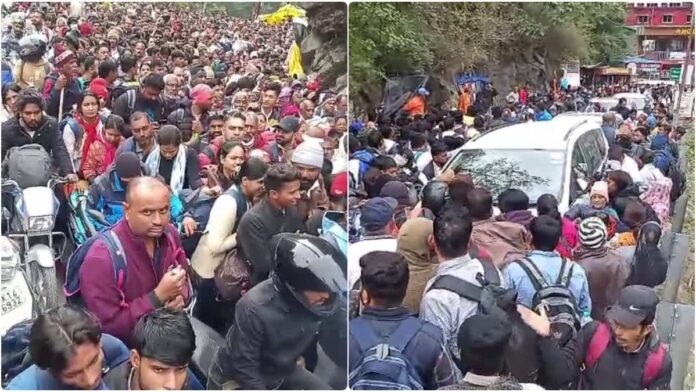 TRAFFIC JAM ON KEDARNATH ROUTE